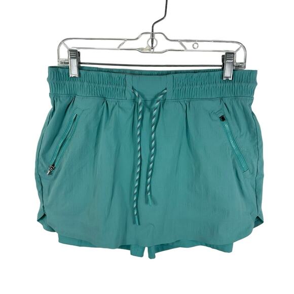 Athleta Pants - Athleta Trekkie Skort Sea Blue Size 6 Golf Tennis Ripstop Outdoor